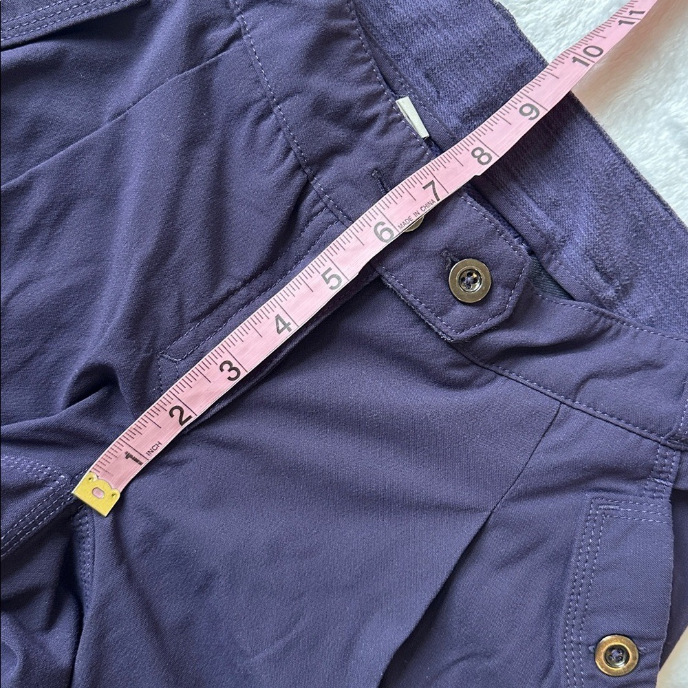LuLuLemon Womens Low Rise Breathable Cycling Athleisure Active Pants 6 Purple - Picture 10 of 12